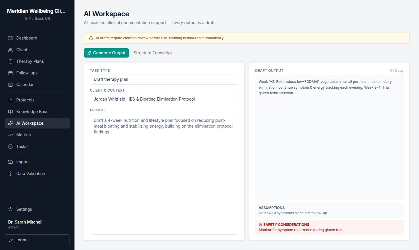 AI workspace