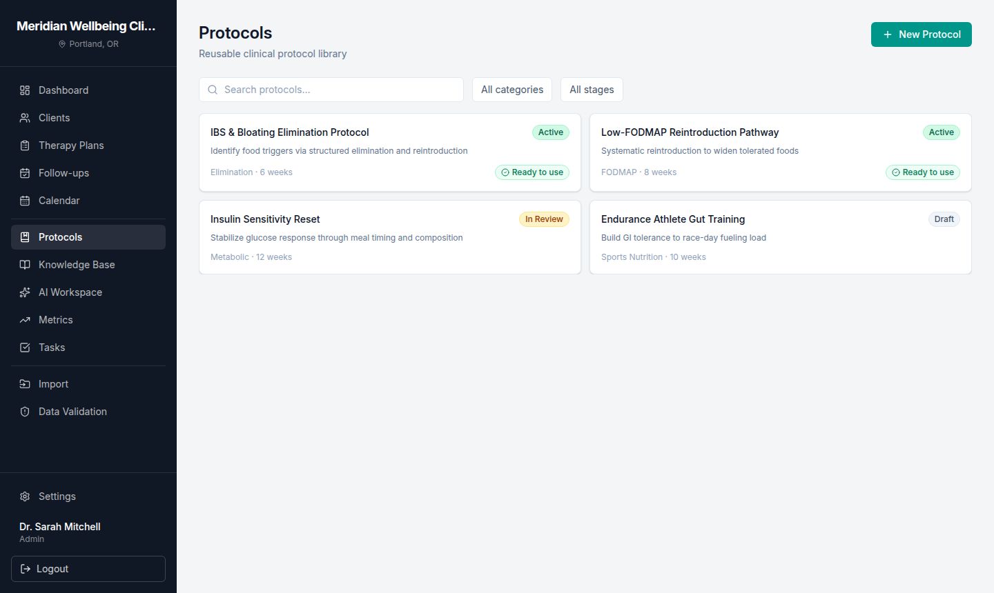 Protocol library