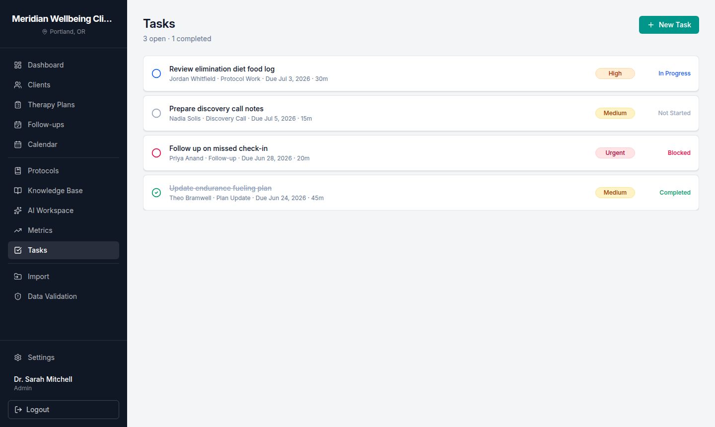 Tasks